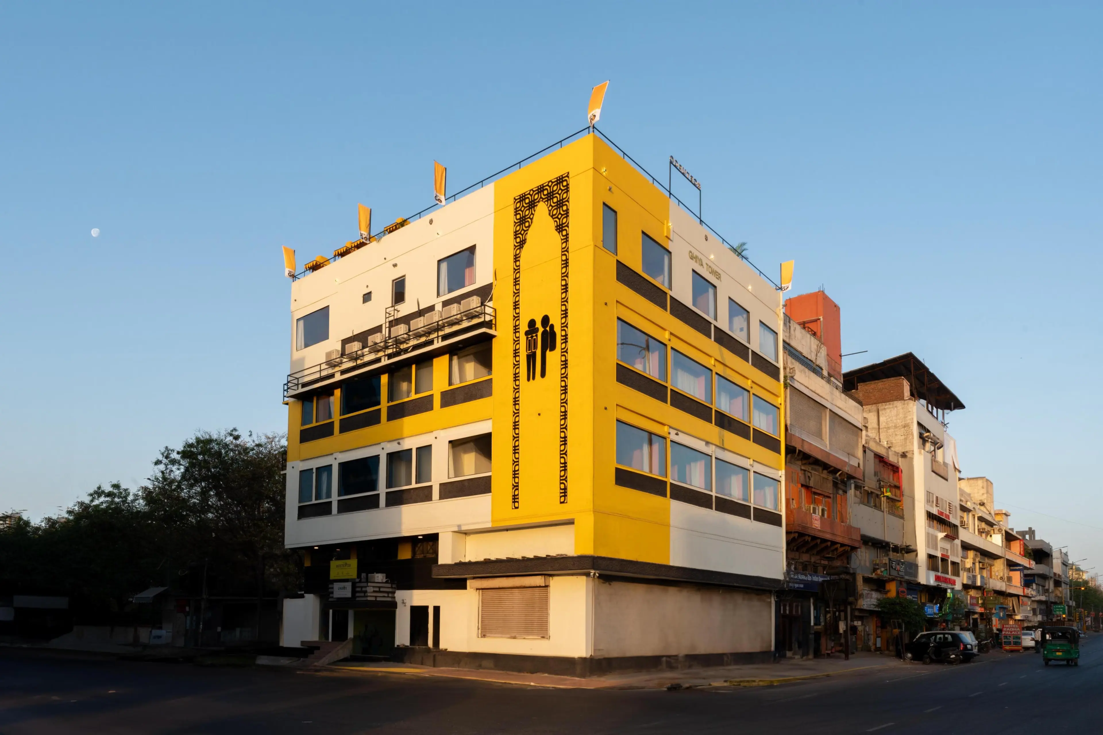 Luxury hotel exterior 2