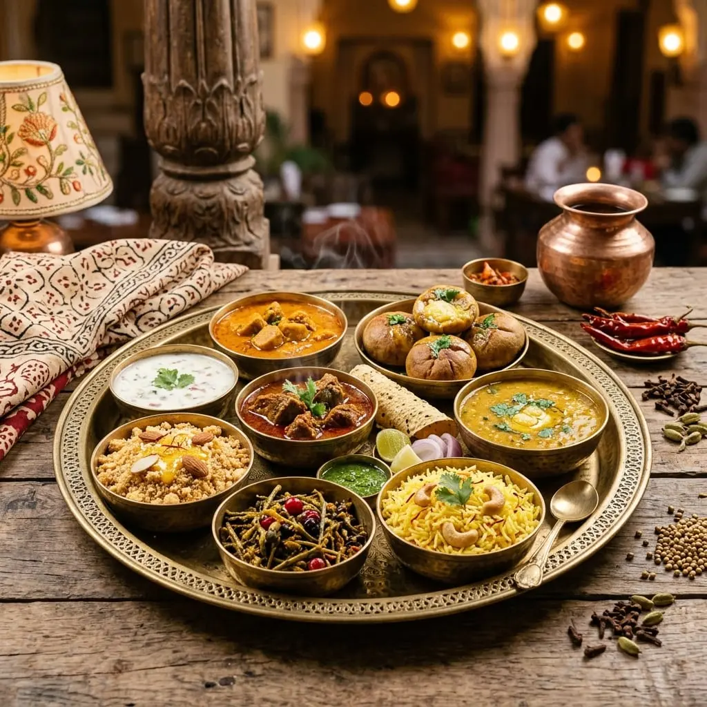 The Flavours of Jaipur - Traditional Rajasthani Royal Thali Feast