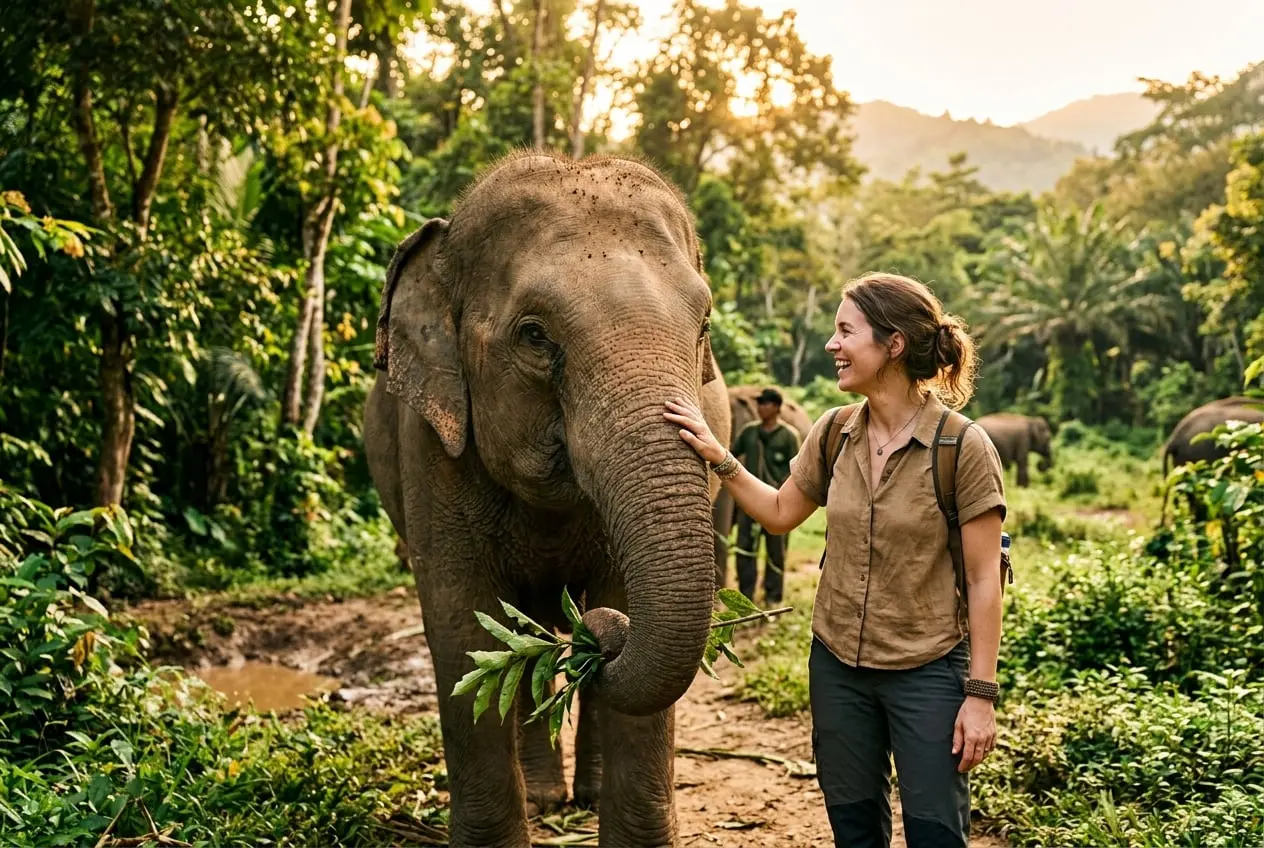 Elephant Sanctuary Visit