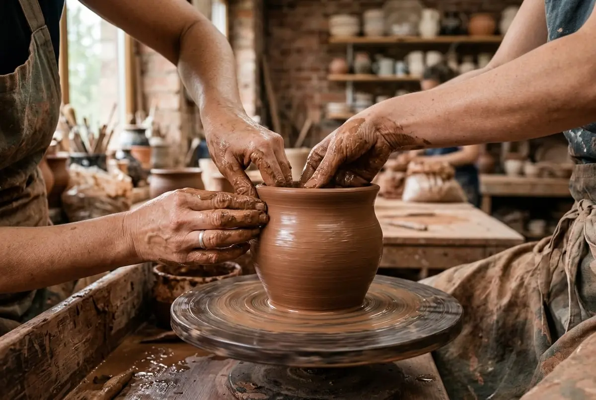 Hands-on Clay Pottery Making