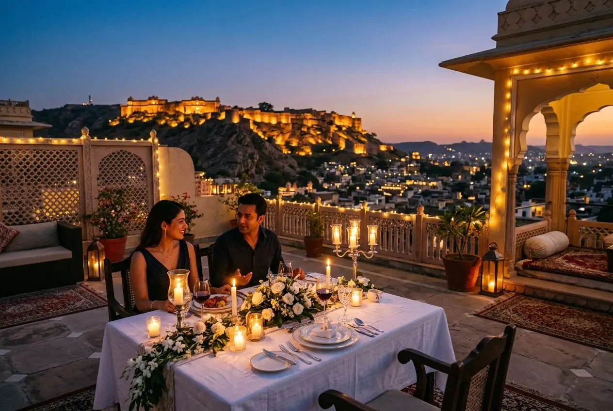 Candlelight Rooftop Dinner